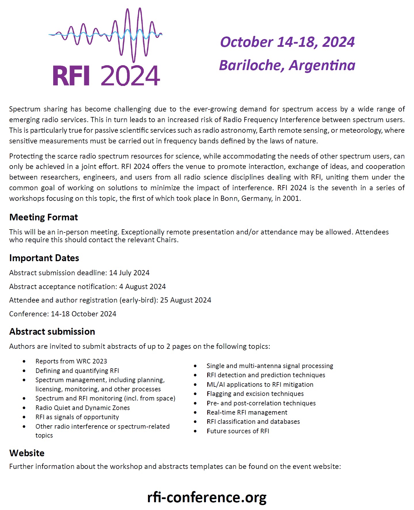 Call for Papers